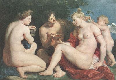 Peter Paul Rubens Venus,Ceres and Baccbus (mk01) France oil painting art
